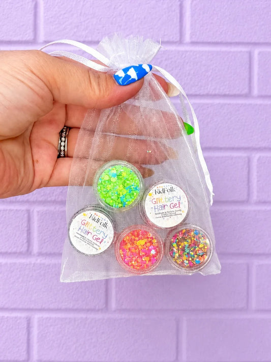 Glittery Hair Gel Sample Pack