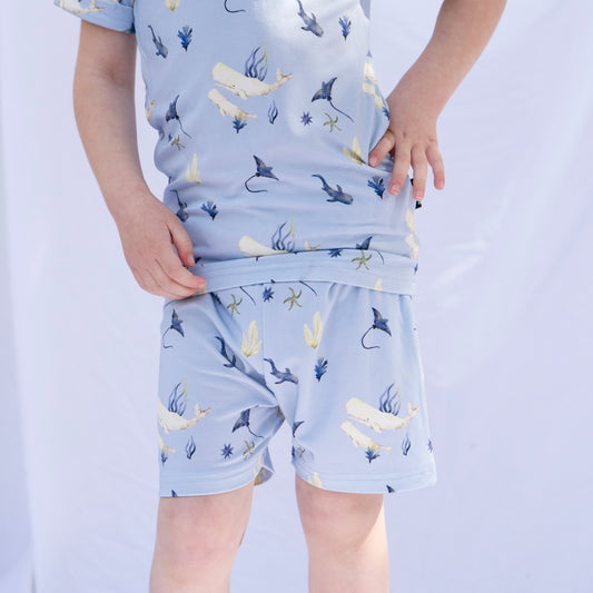 Bamboo Summer PJ Set - Whale Lover