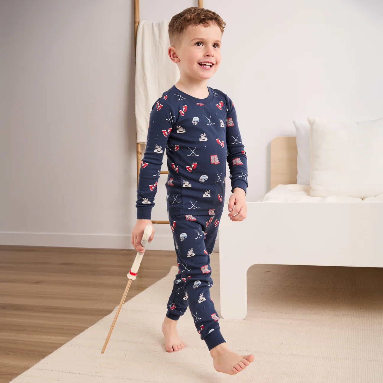2pc Jammies - Navy Hockey