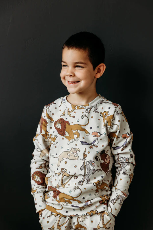 *RESCUE* Crewneck & Lounge Pant Set - Lion King
