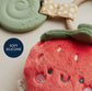 Itzy Pal Plush Teether - Strawberry