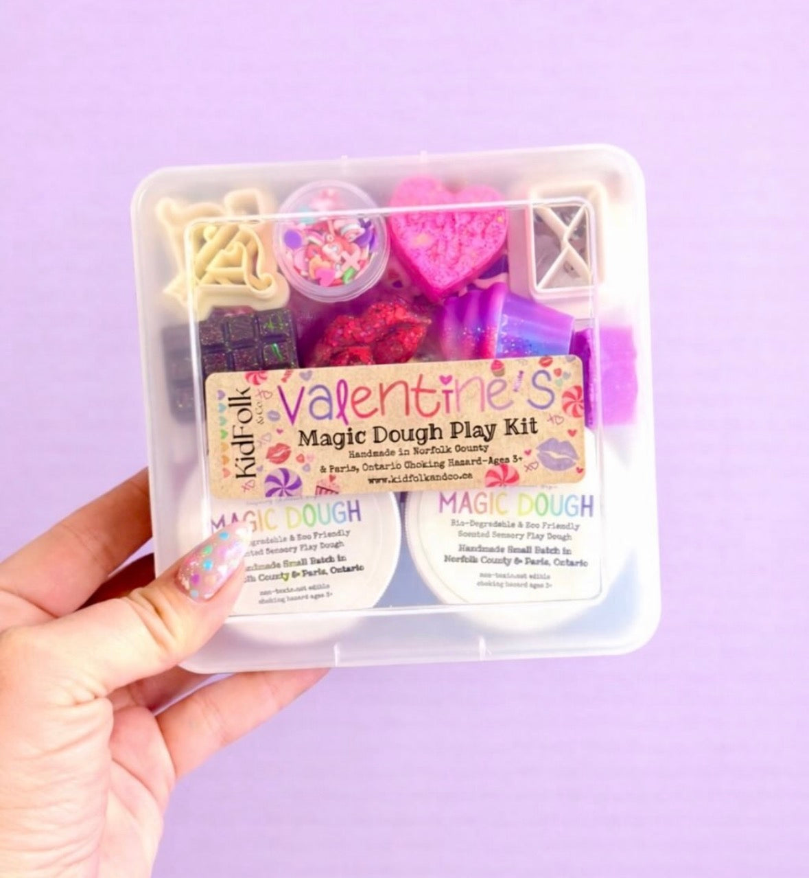 Valentine's On-The-Go Magic Dough Play Kit