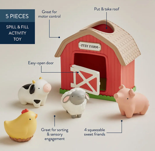 Itzy Play Barn - Spill and Fill Activity Toy