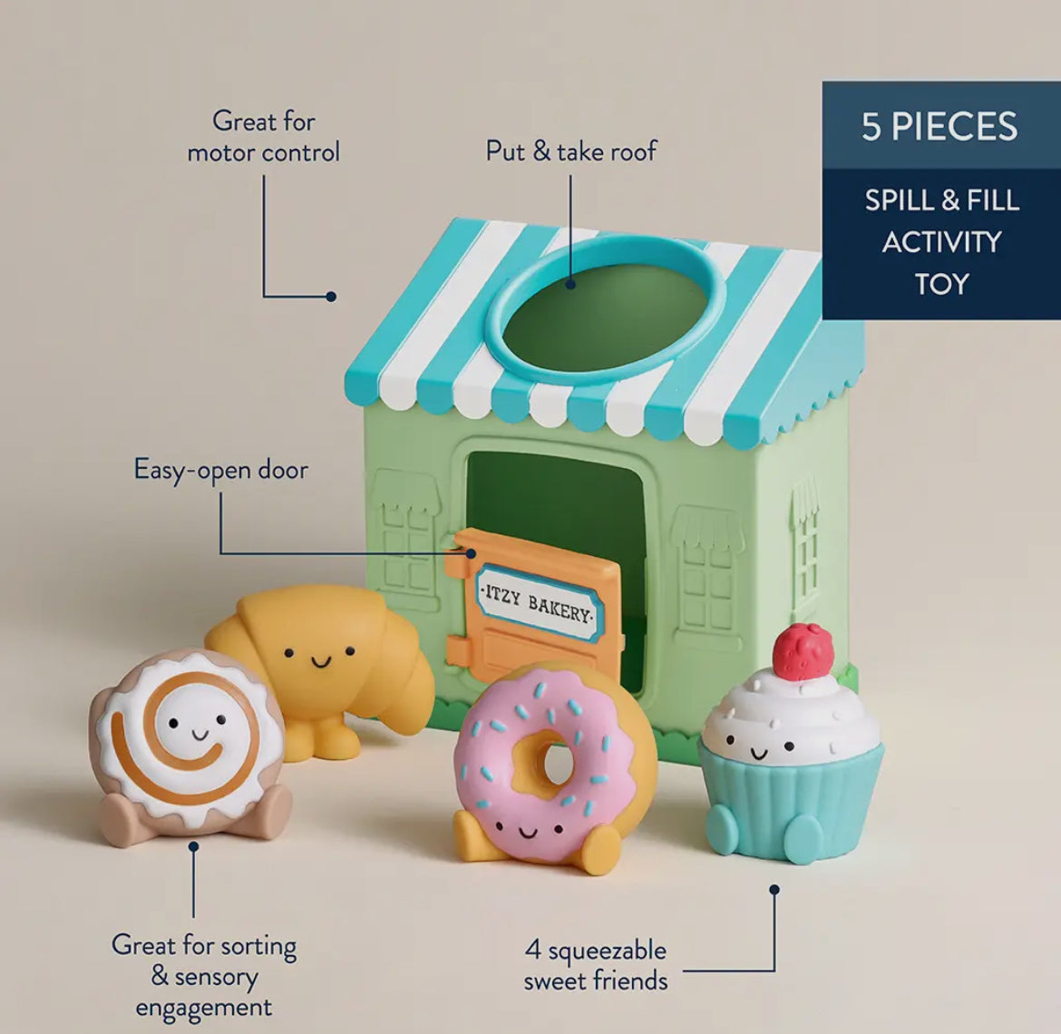 Itzy Play Bakery - Spill and Fill Activity Toy