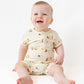 Bamboo Shortall Romper - Day Camp