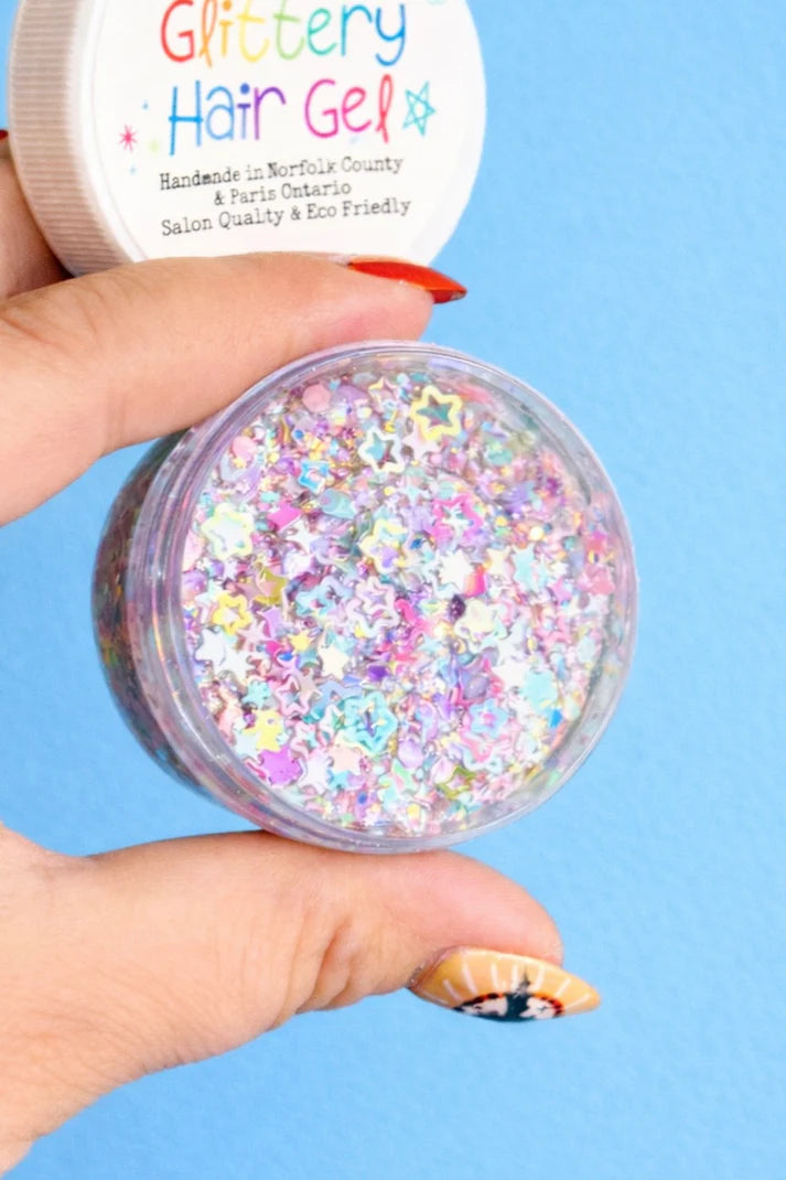 Glittery Hair Gel