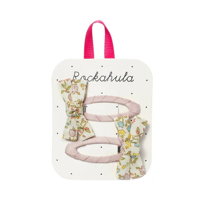 Petal Twisty Bow Clips