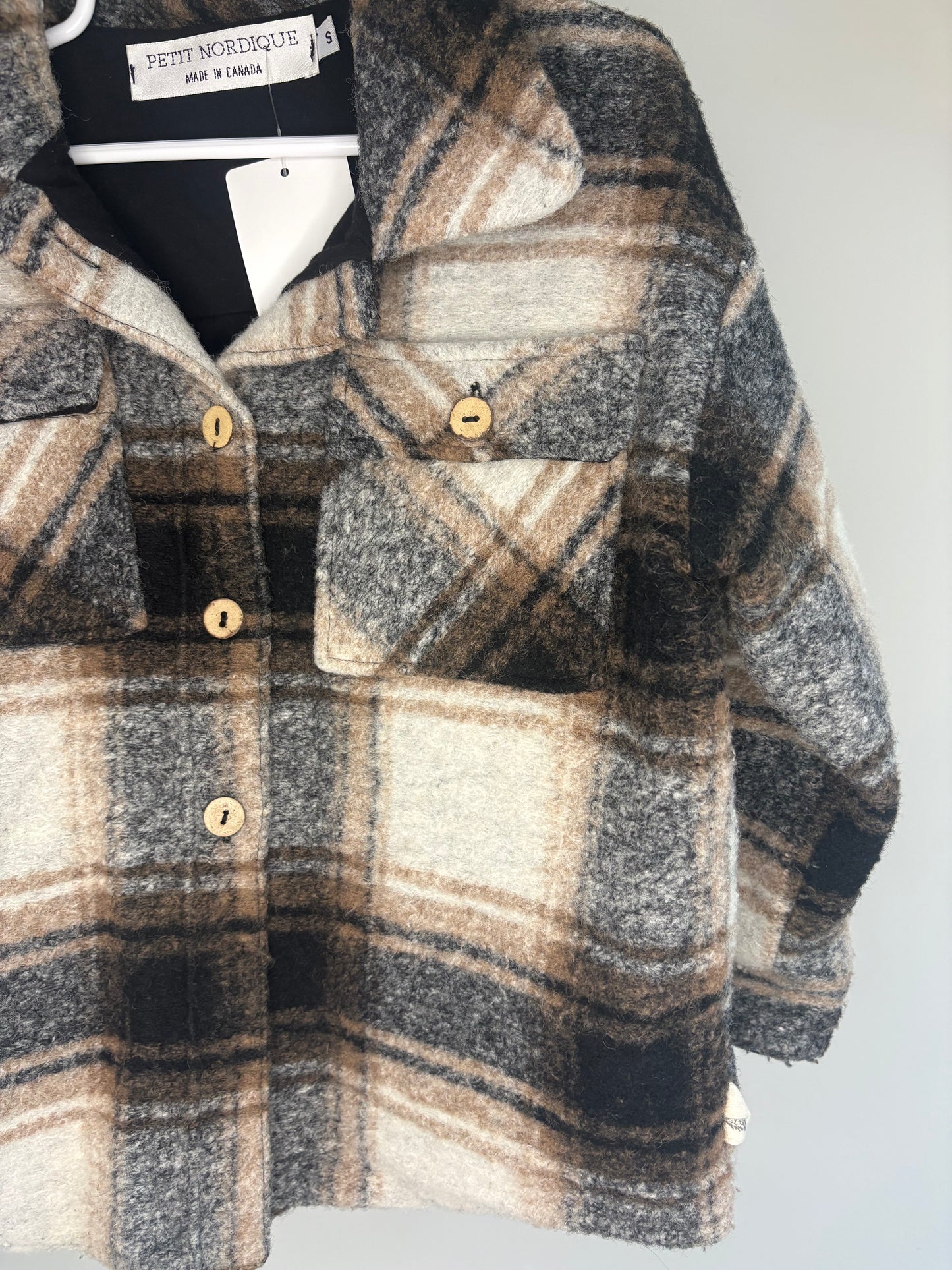 pre-loved :: Small (5-6T) Fall Plaid Shacket