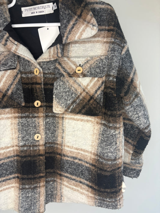 pre-loved :: Small (5-6T) Fall Plaid Shacket