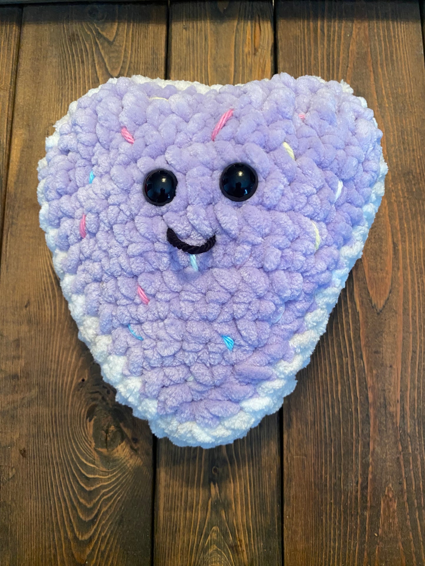 Hand Crochet Valentine's Cookie