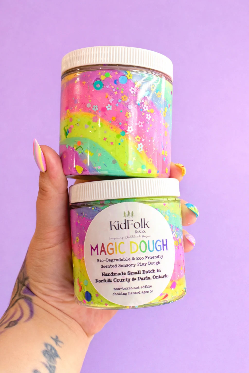 Magic Dough - Pastel Rainbow Swirl