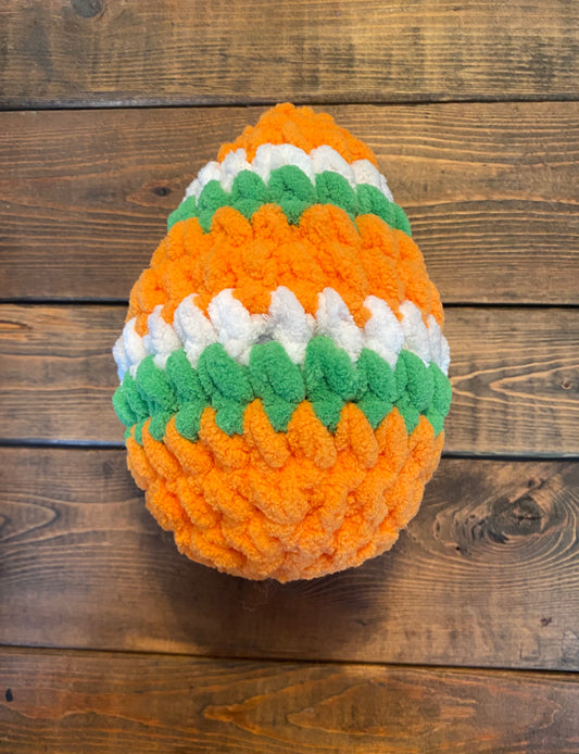 Crochet Striped Eggs