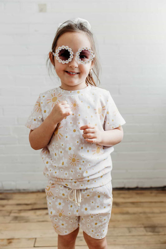 *RESCUE* Short & Top Set - Sunny Daisy