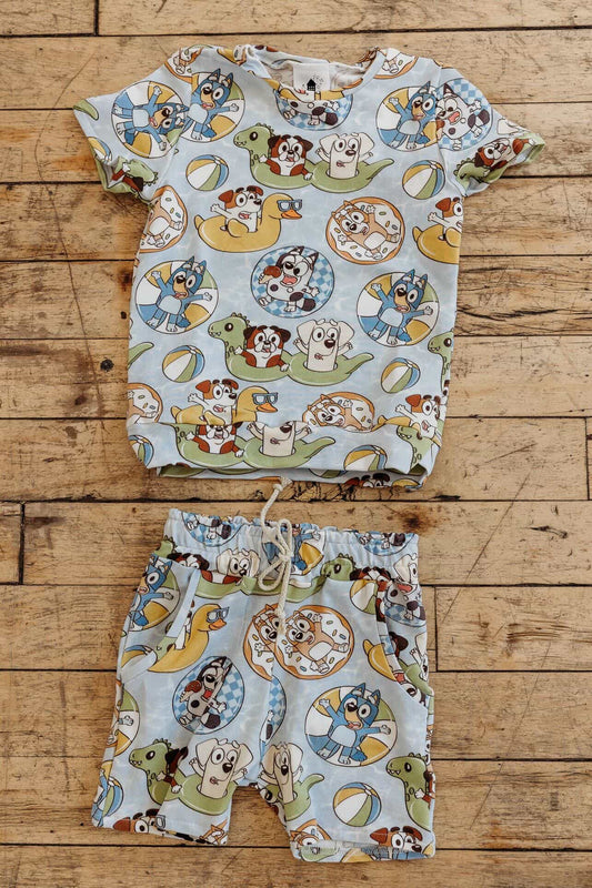 *RESCUE* Short & Top Set - Bluey