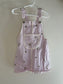 pre-loved :: 3-4T Purple Embroidered Floral Denim Dress