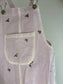 pre-loved :: 3-4T Purple Embroidered Floral Denim Dress