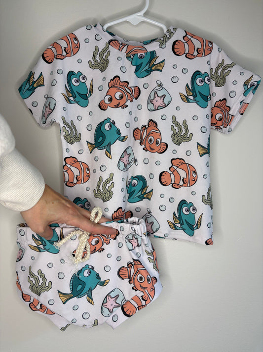 pre-loved :: 2T Nemo Short & Top Set
