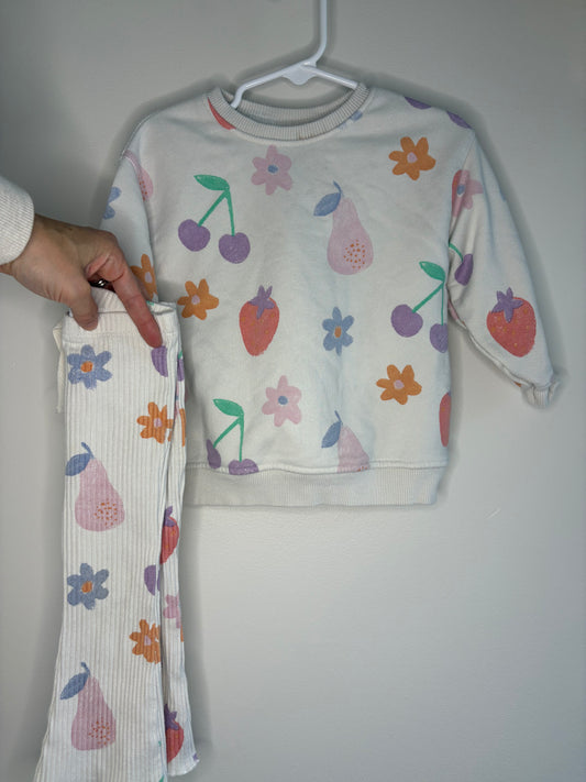 pre-loved :: 12-18M Fruits Matching Set (flaw)