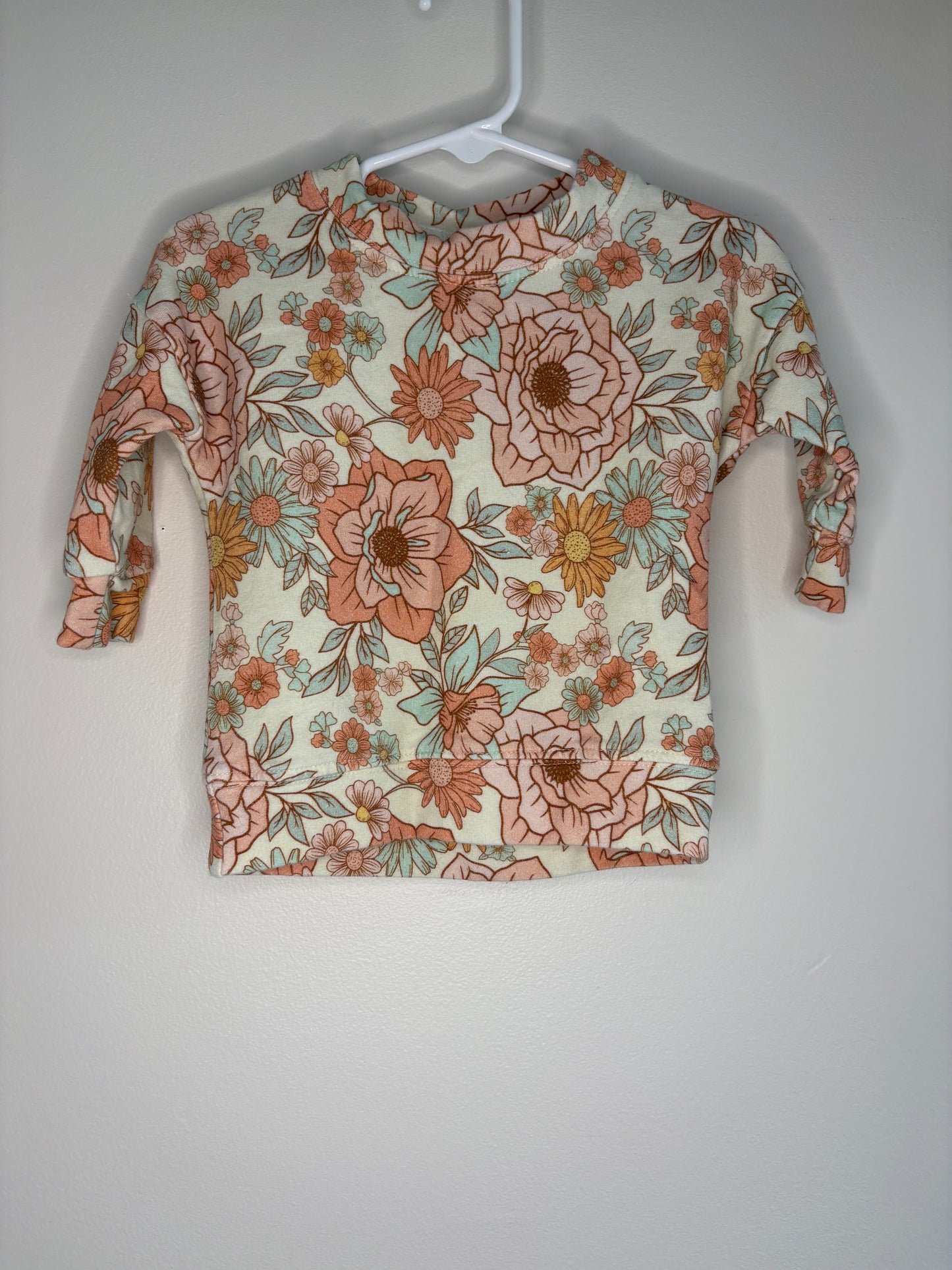 pre-loved :: 12-18M Floral Crewneck