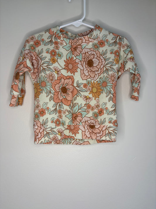 pre-loved :: 12-18M Floral Crewneck