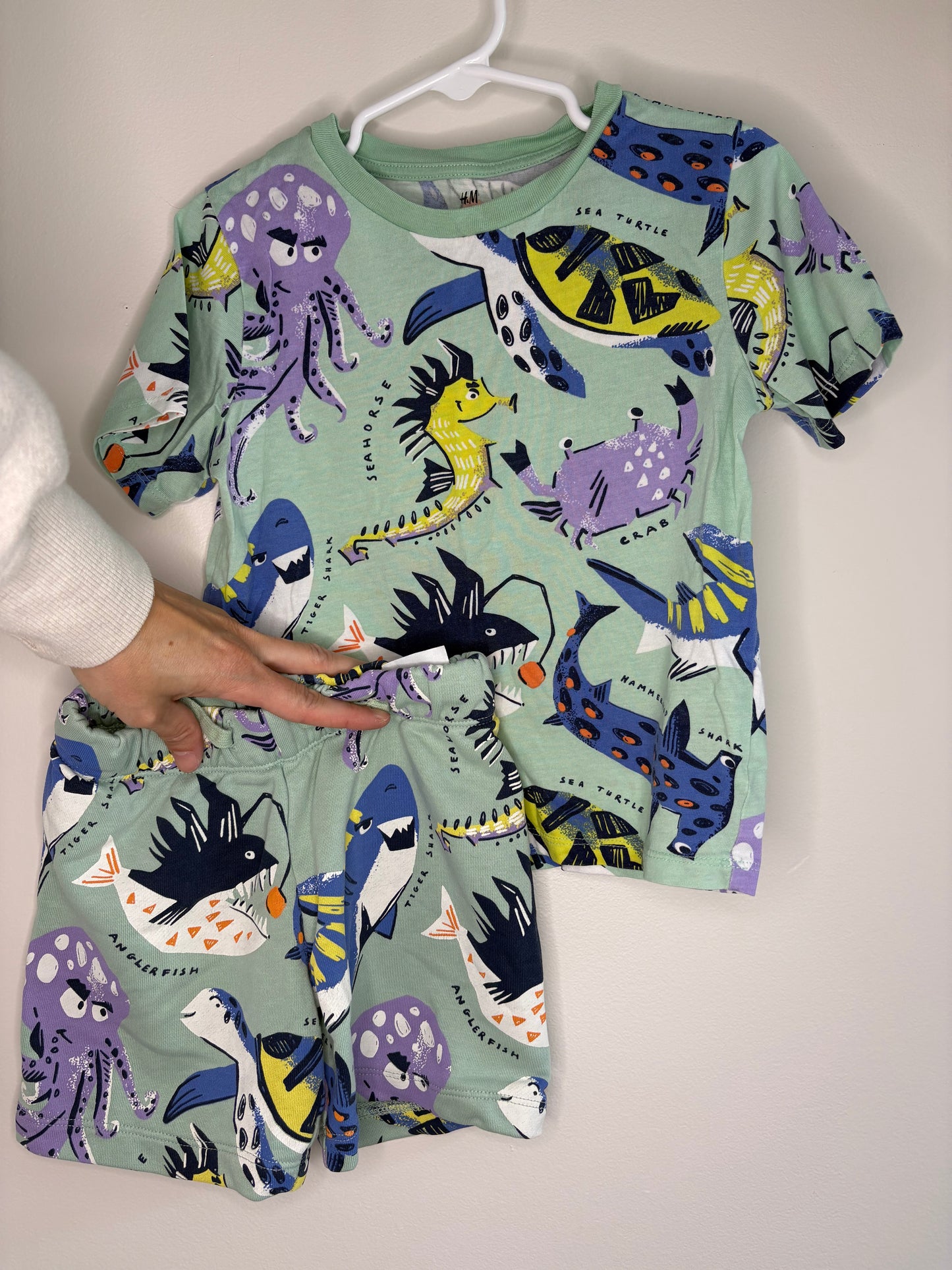 pre-loved :: 3-4T Under the Sea Short & Top Set