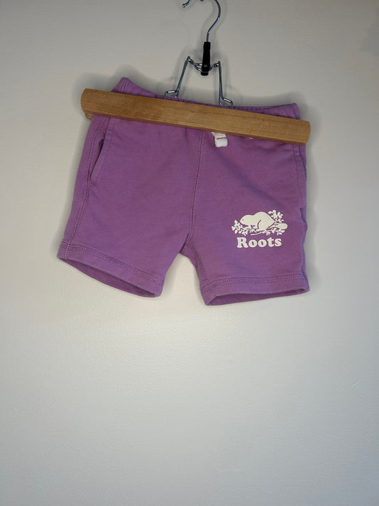pre-loved :: 3T Purple Shorts by ROOTS