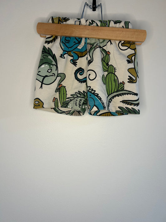 pre-loved :: 2T Lizard Print Shorts by H&M