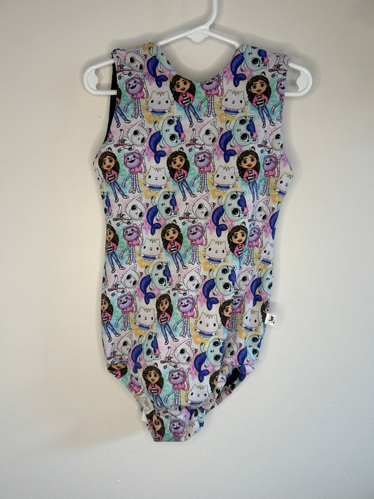 pre-loved :: 4-5T Purple Gabby's Dollhouse Leotard by LLS Apparel