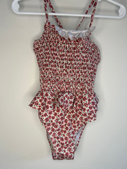 pre-loved :: 4-5T Floral Swimsuit by ZARA
