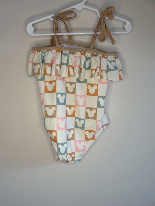 pre-loved :: 3T Minnie Shoulder Tie Swimsuit by Blake & Honey