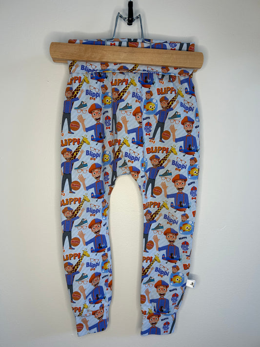 pre-loved :: 2-5T Grow With Me Blippi Pants by Handmade