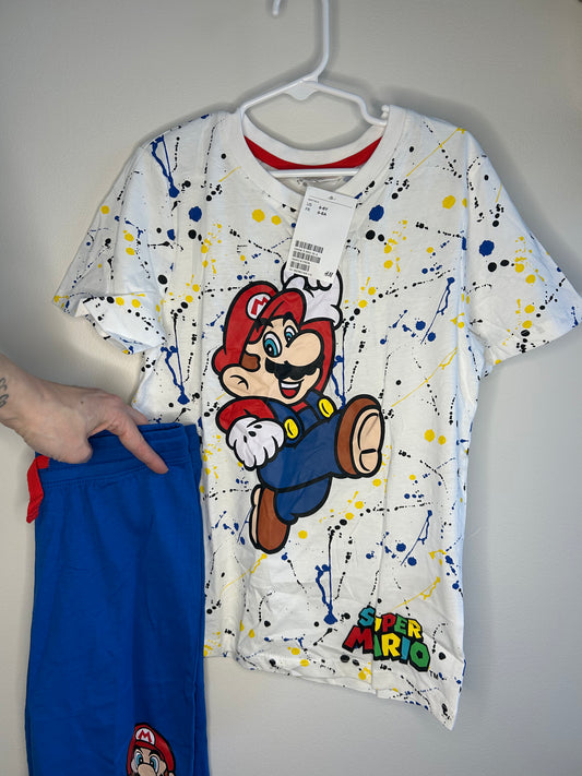 pre-loved :: 6-8Y NWT Super Mario Short & Top Set by H&M