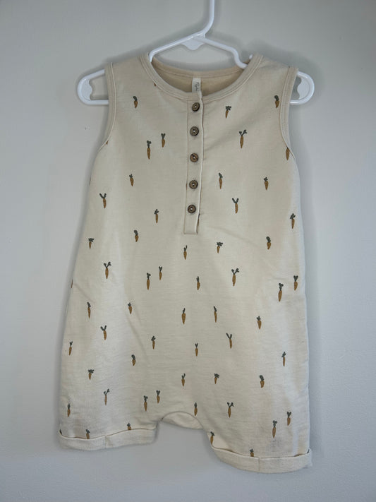 pre-loved :: 2-3T Carrots Short Romper by Rylee + Cru