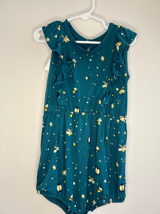 pre-loved :: 4T Firefly Short Romper by Kyte
