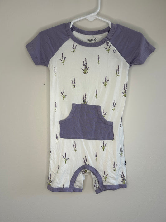 pre-loved :: 2T Lavender Short Romper by Kyte