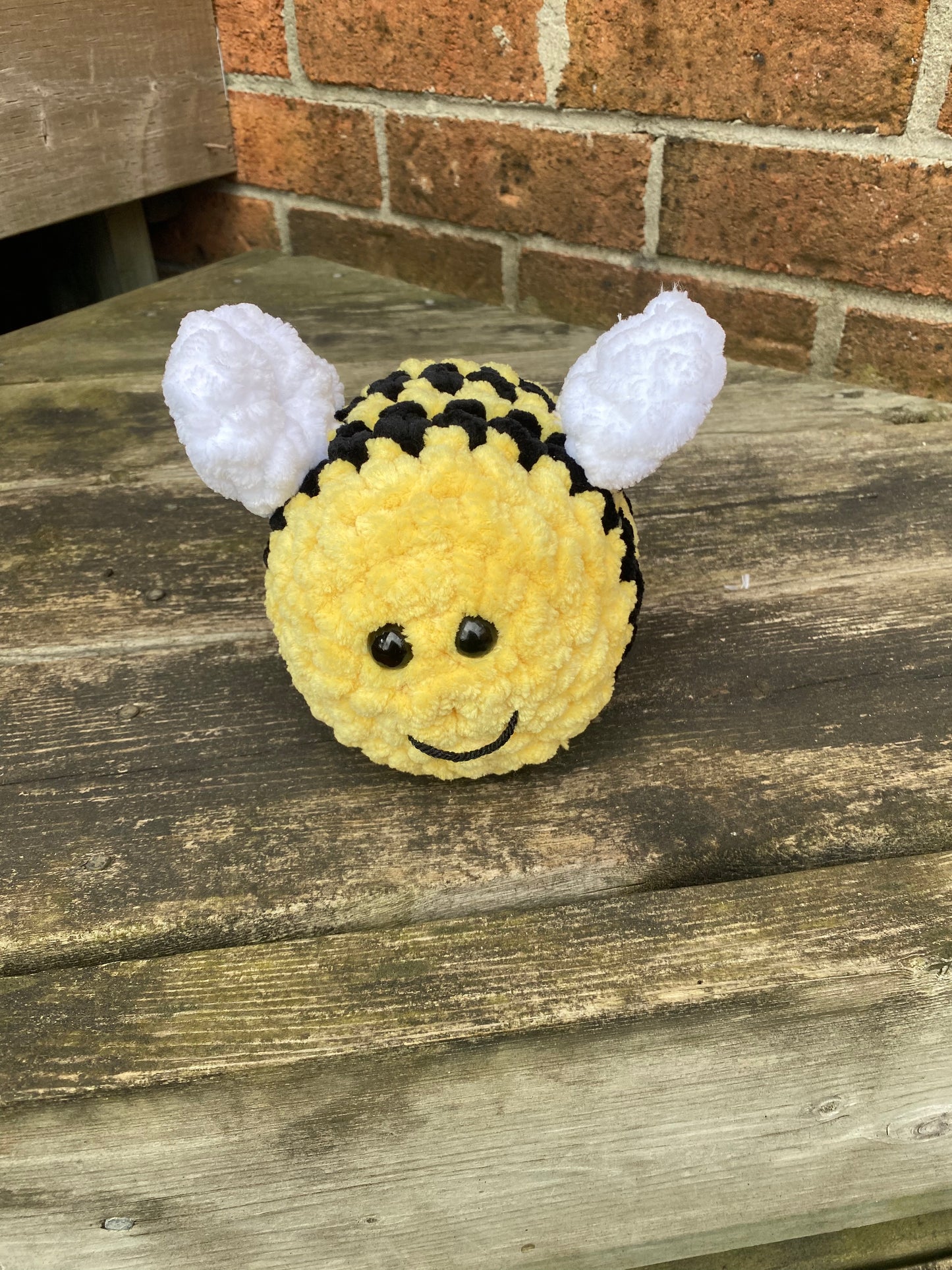 Hand Crochet Bee - Small Yellow/Black