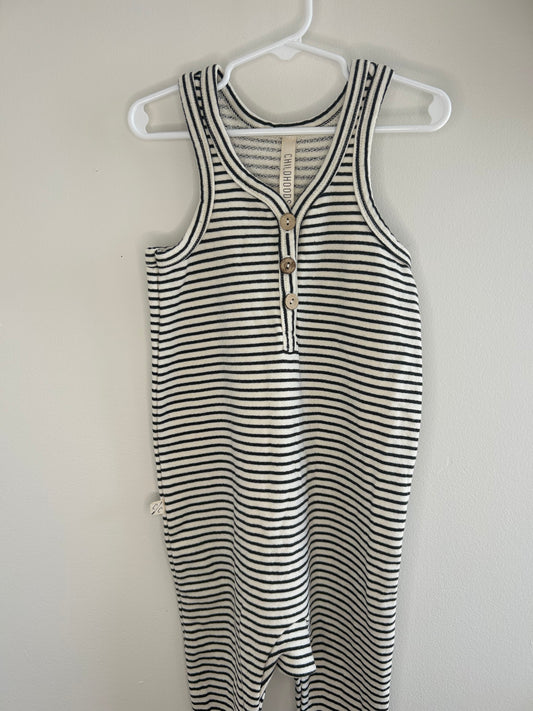 pre-loved :: 4T Striped Tank Pant Romper by Childhoods