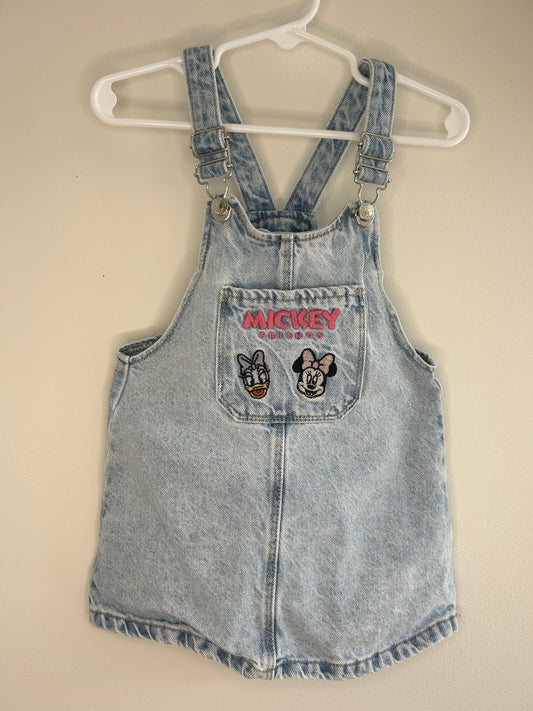 pre-loved :: 2-3T Minnie Denim Jumper Dress by ZARA