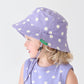 Reversible Organic Cotton Bucket Hat - Daisies