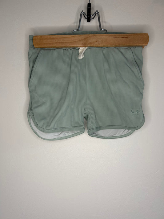 pre-loved :: 6-7Y Light Sage Swim Trunks by Little Buck