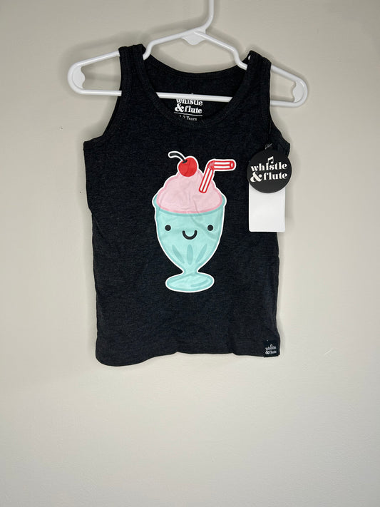 pre-loved :: 1-2T NWT Milkshake Tank by Whistle & Flute