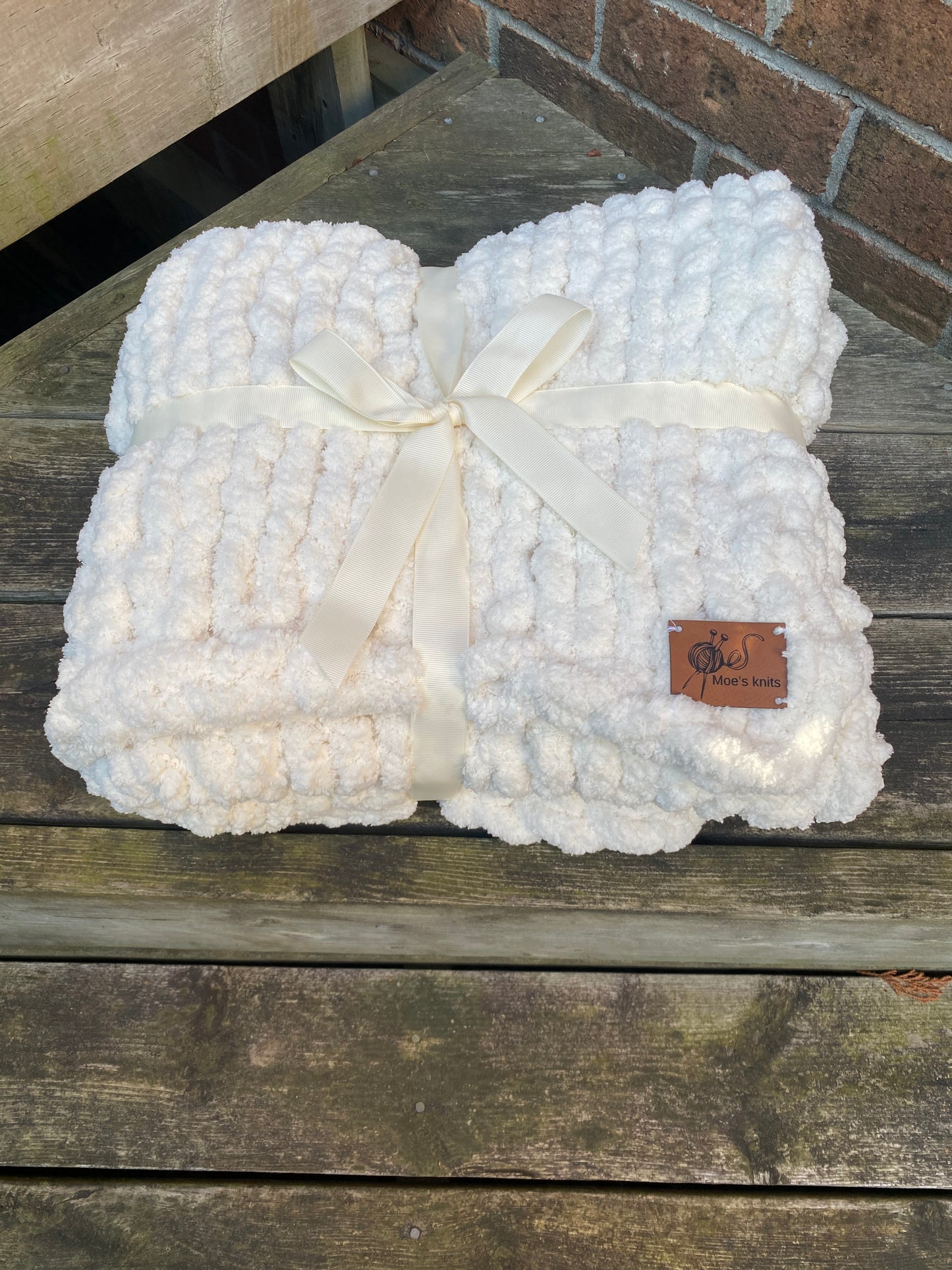 Hand Knit Throw