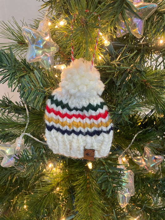 Knit Ornament - Classic Stripes