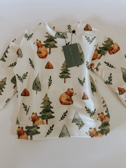 *RESCUE* Woodland Bears Crewneck
