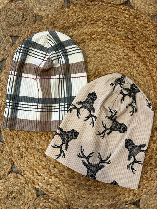 *RESCUE* Plaid Beanie