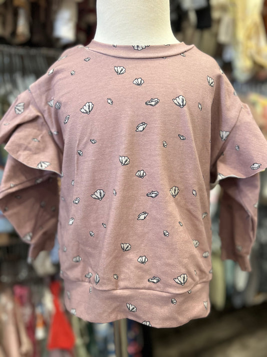 *RESCUE* Shell Print Sweater