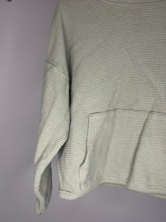pre-loved :: 4-5T Green Waffle Matching Set (fits small)