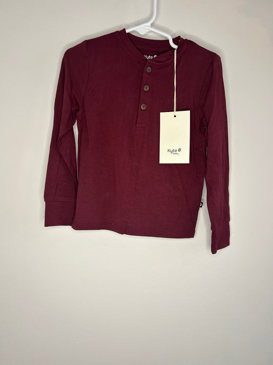 pre-loved :: 3T Bamboo Henley Long Sleeve (NWT)