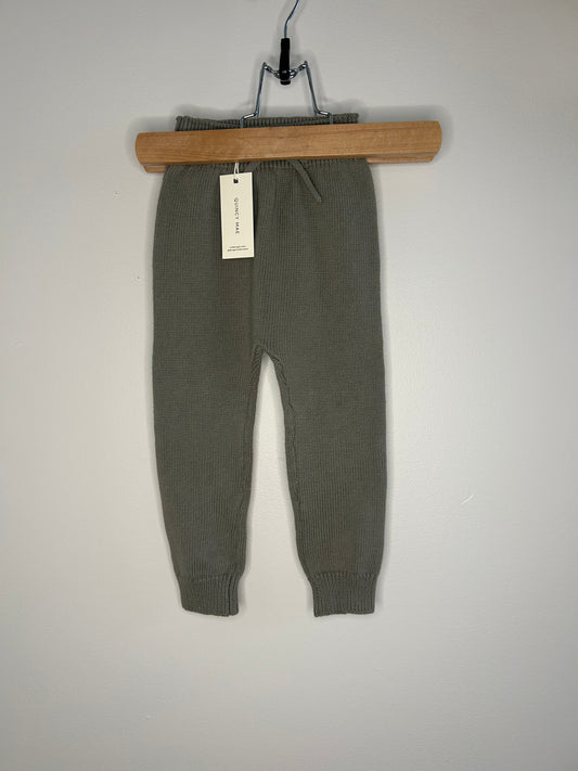 pre-loved :: 2-3T Green Knit Pants (NWT)