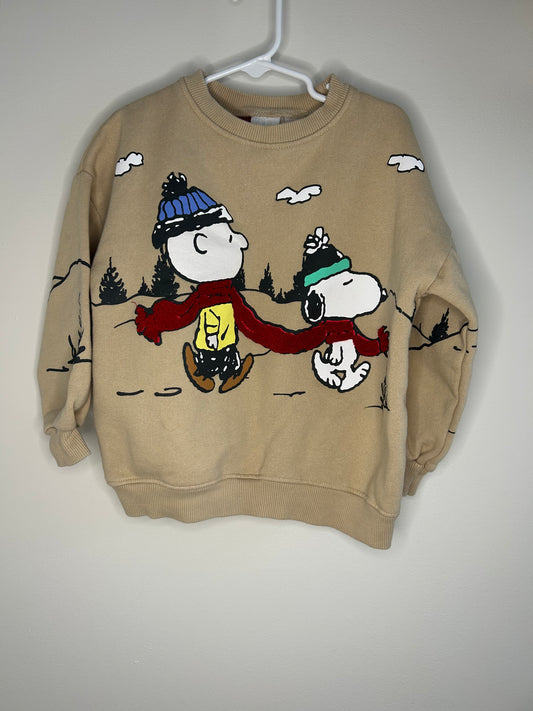 pre-loved :: 4-5T Winter Snoopy Crewneck